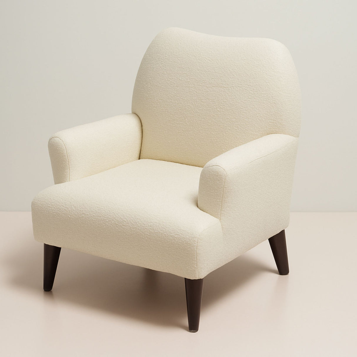 Contemporary Teddy Fabric Accent Chair | Pinch of Pretty
