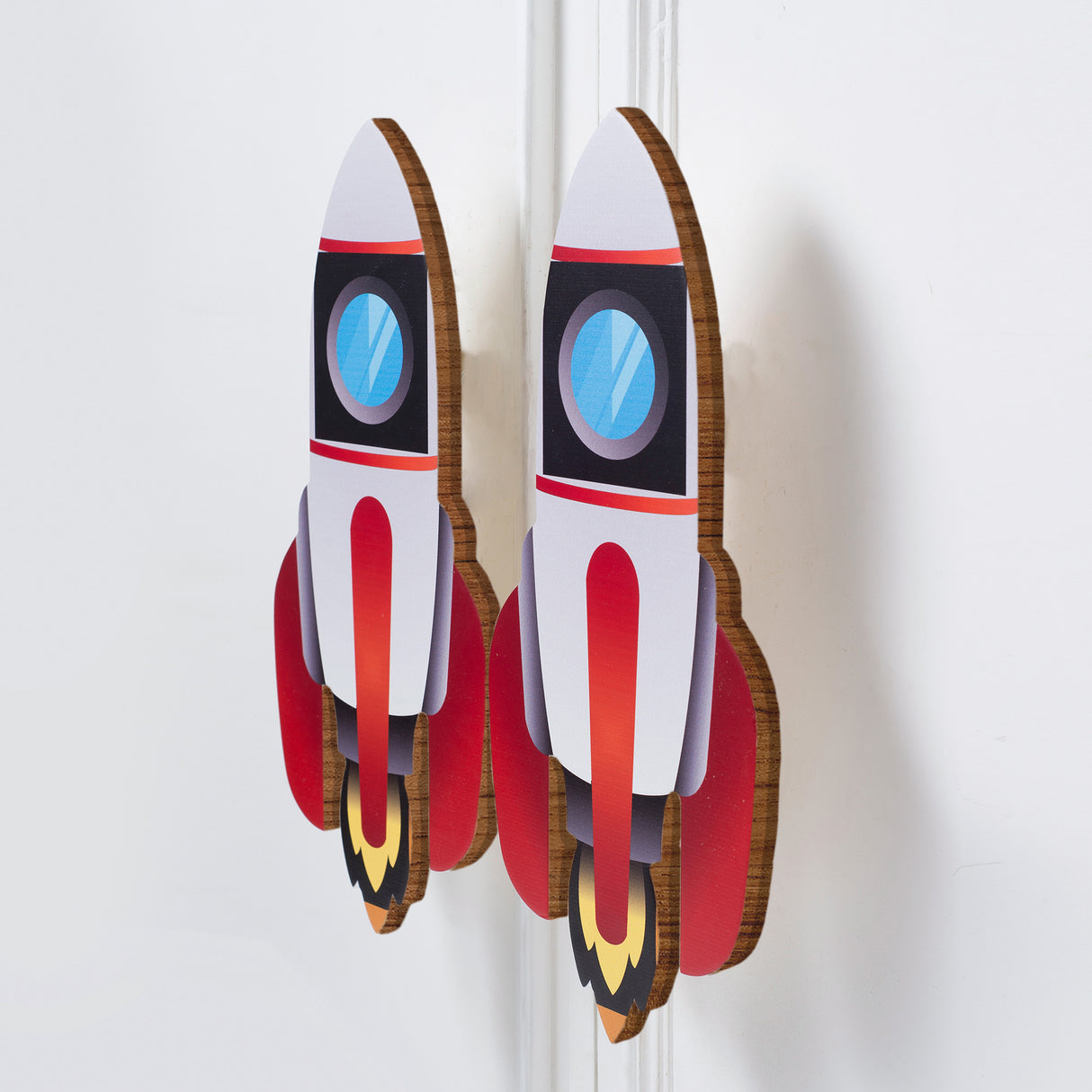 Rocket Wooden Cupboard Handle / Drawer – Handcrafted Kids Room Hardware | Pinch of Pretty