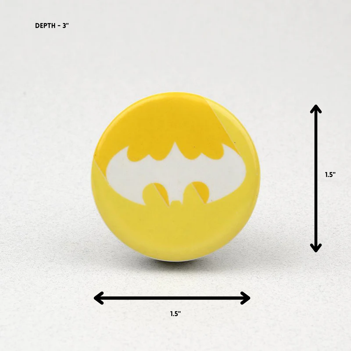 Batman Ceramic Knob – Stylish Cupboard & Drawer Handle for Kids’ Room
