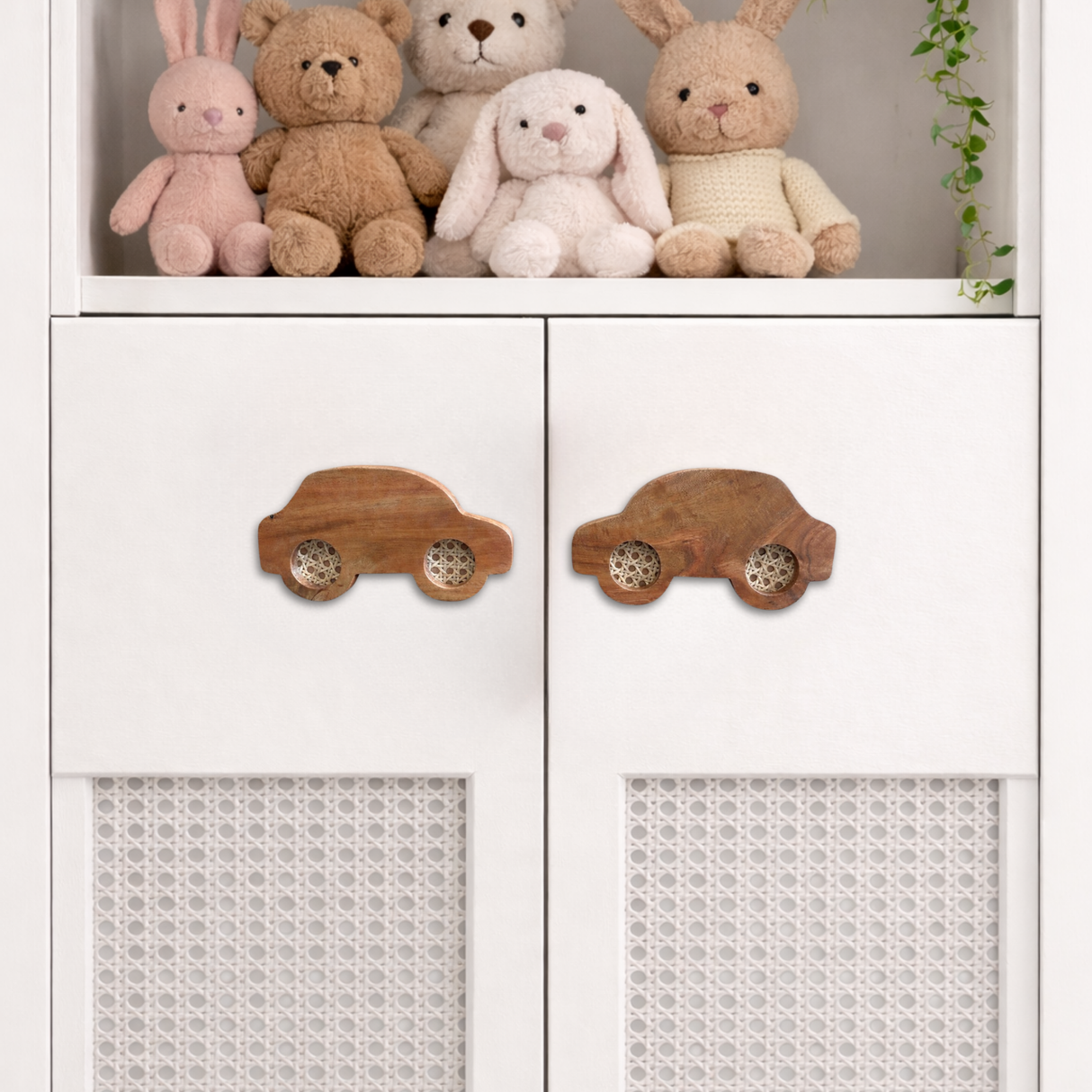 Car Cane Cupboard Handles / Drawer – Handcrafted Kids Room Hardware | Pinch of Pretty