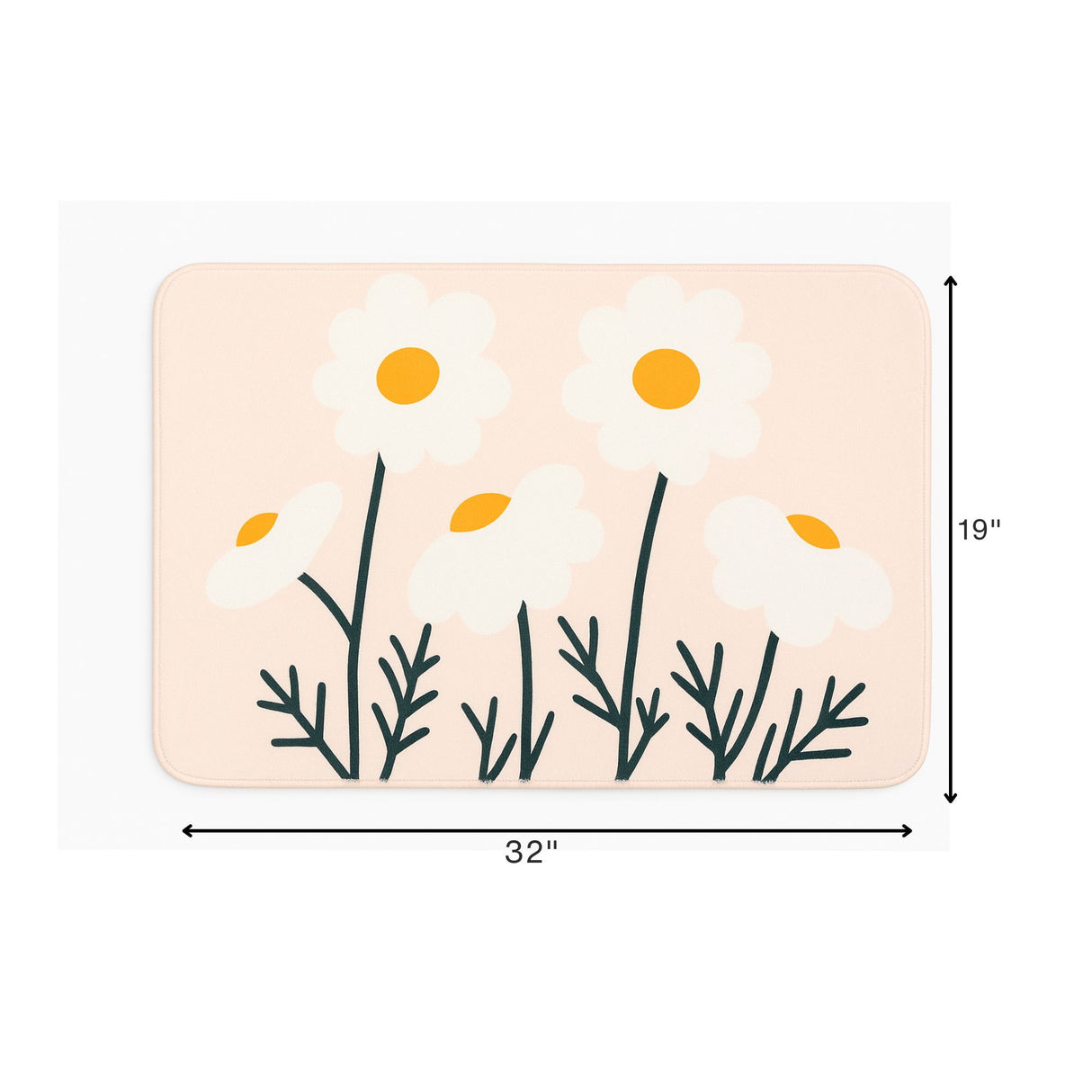 Daisy Garden Kids Rug – Soft Floral Play Mat | Pinch of Pretty