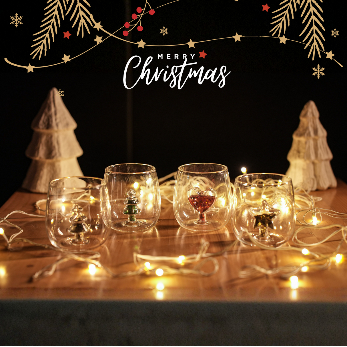 Season of Sparkle Walled Glass Collection Pinch of Pretty