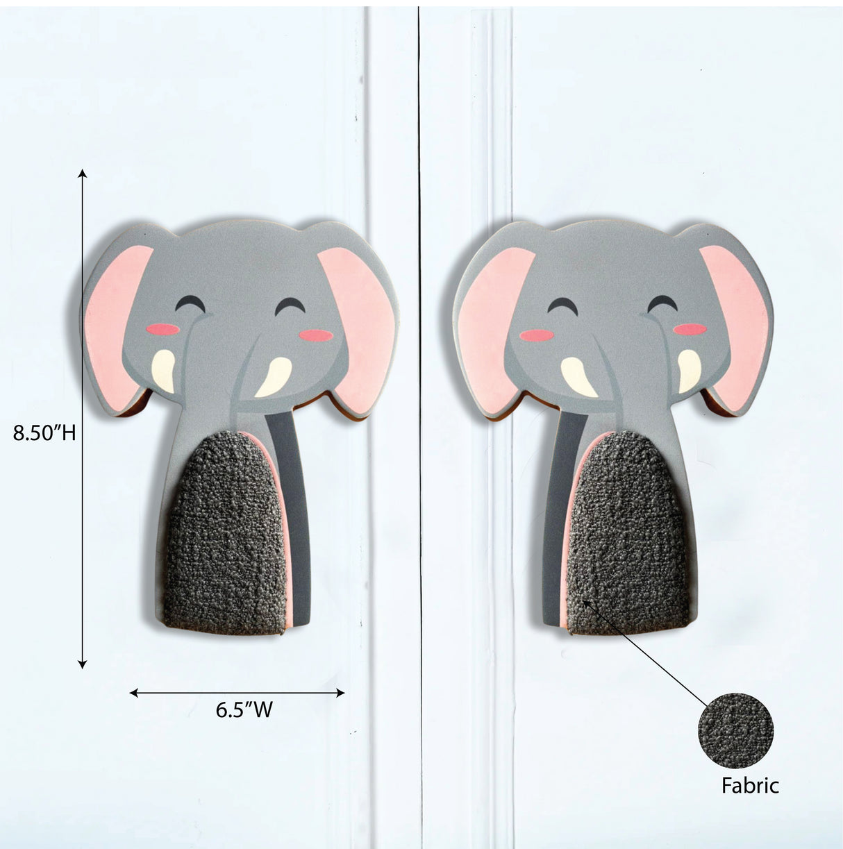 Elephant Cupboard Handles with Fabric – Add a Touch of Whimsy to Your Furniture!