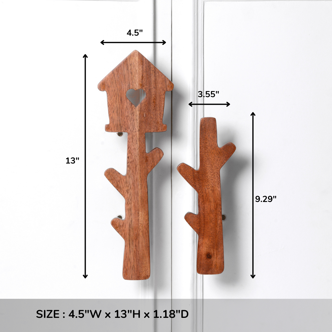 Branch Wooden Cupboard Handle / Drawer – Handcrafted Kids Room Hardware | Pinch of Pretty