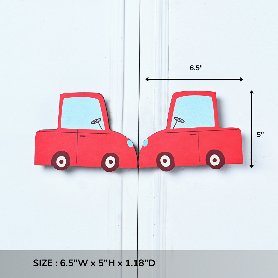 Car Wooden Cupboard Handle / Drawer – Handcrafted Kids Room Hardware | Pinch of Pretty