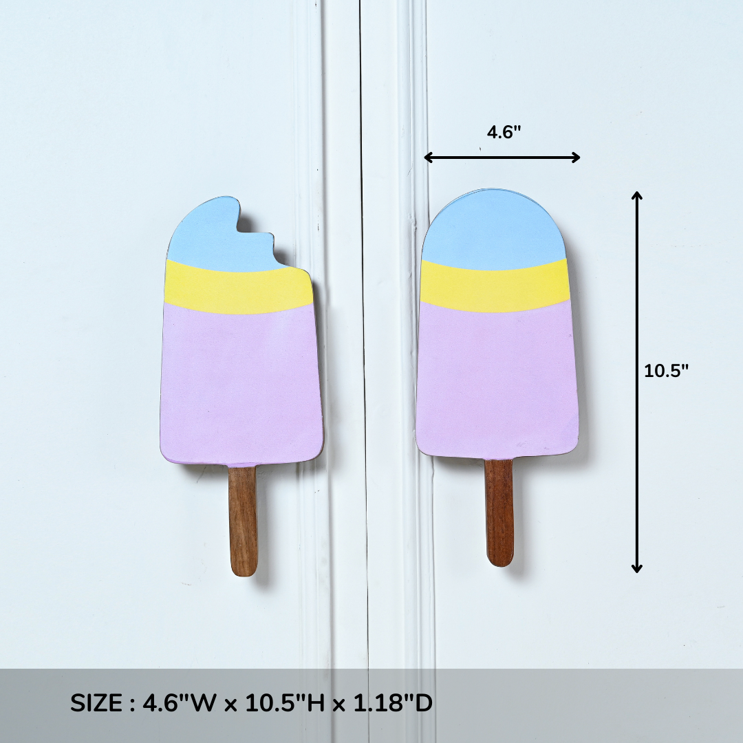 Ice Cream Wooden Cupboard Handle / Drawer – Handcrafted Kids Room Hardware | Pinch of Pretty