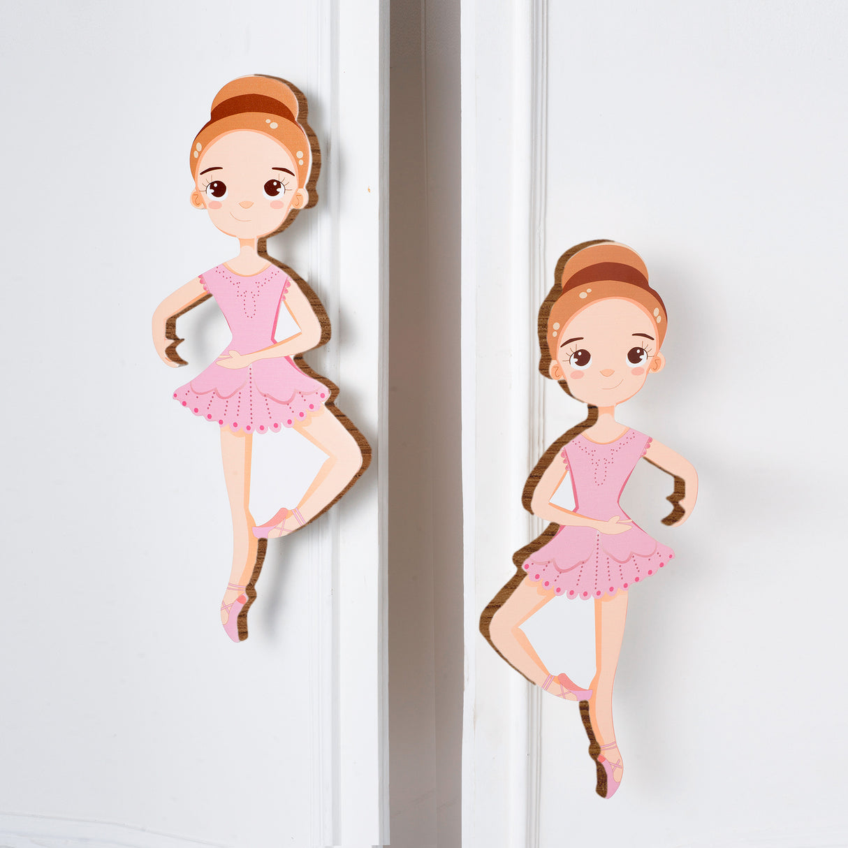 Ballerina Doll Wooden Cupboard Handle / Drawer – Handcrafted Kids Room Hardware | Pinch of Pretty