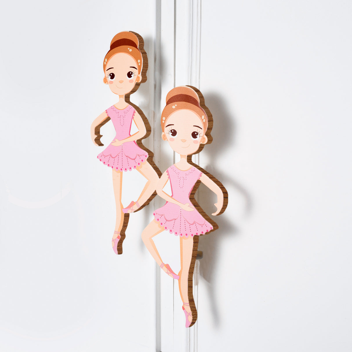 Ballerina Doll Wooden Cupboard Handle / Drawer – Handcrafted Kids Room Hardware | Pinch of Pretty