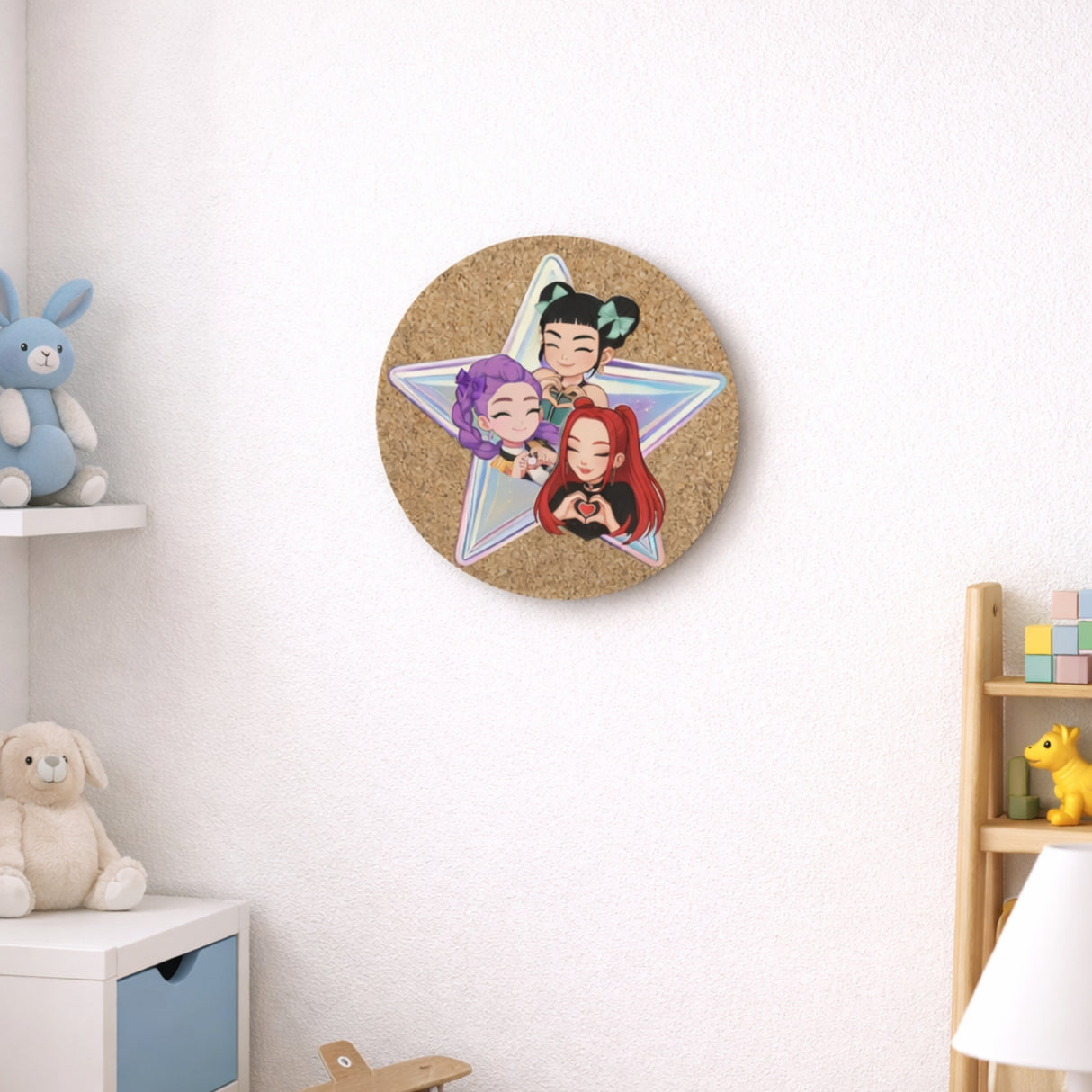 Best Friends Forever Star Cork Board