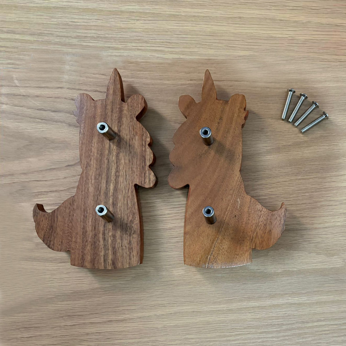 Happy Spark Unicorn Cupboard Handles with Fabric