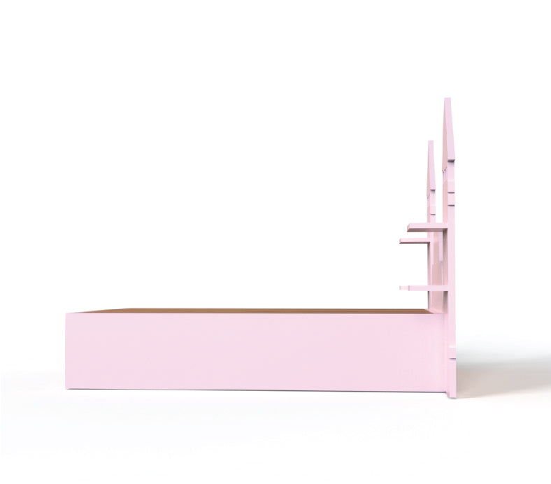 Princess Castle Bed with Storage Drawer