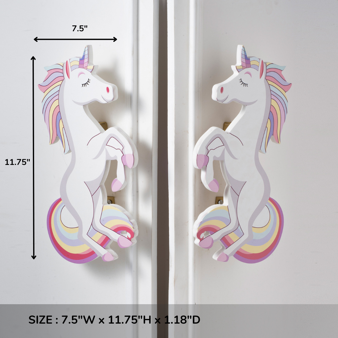 Unicorn Cupboard Handle / Drawer – Handcrafted Kids Room Hardware | Pinch of Pretty