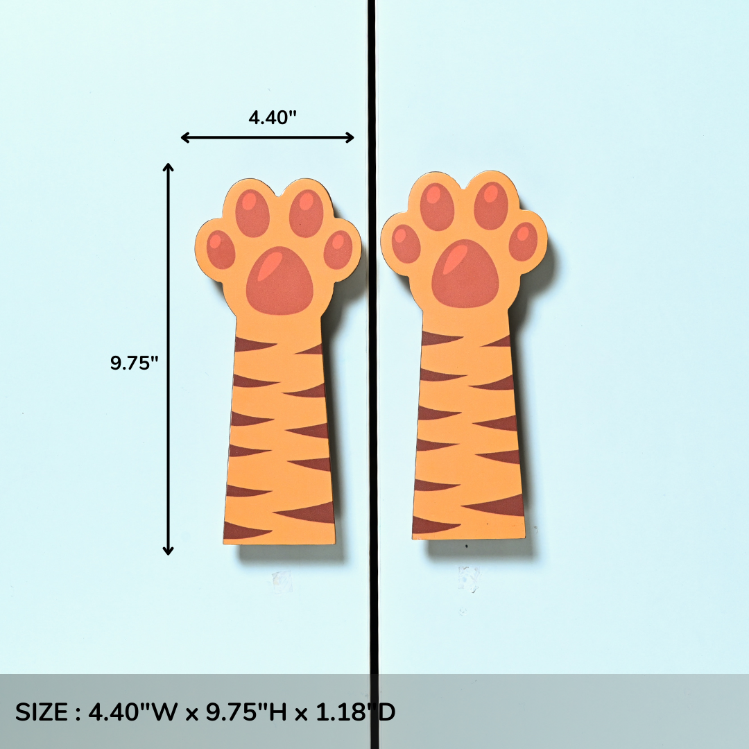 Tiger Paw Wooden Cupboard Handle / Drawer – Handcrafted Kids Room Hardware | Pinch of Pretty