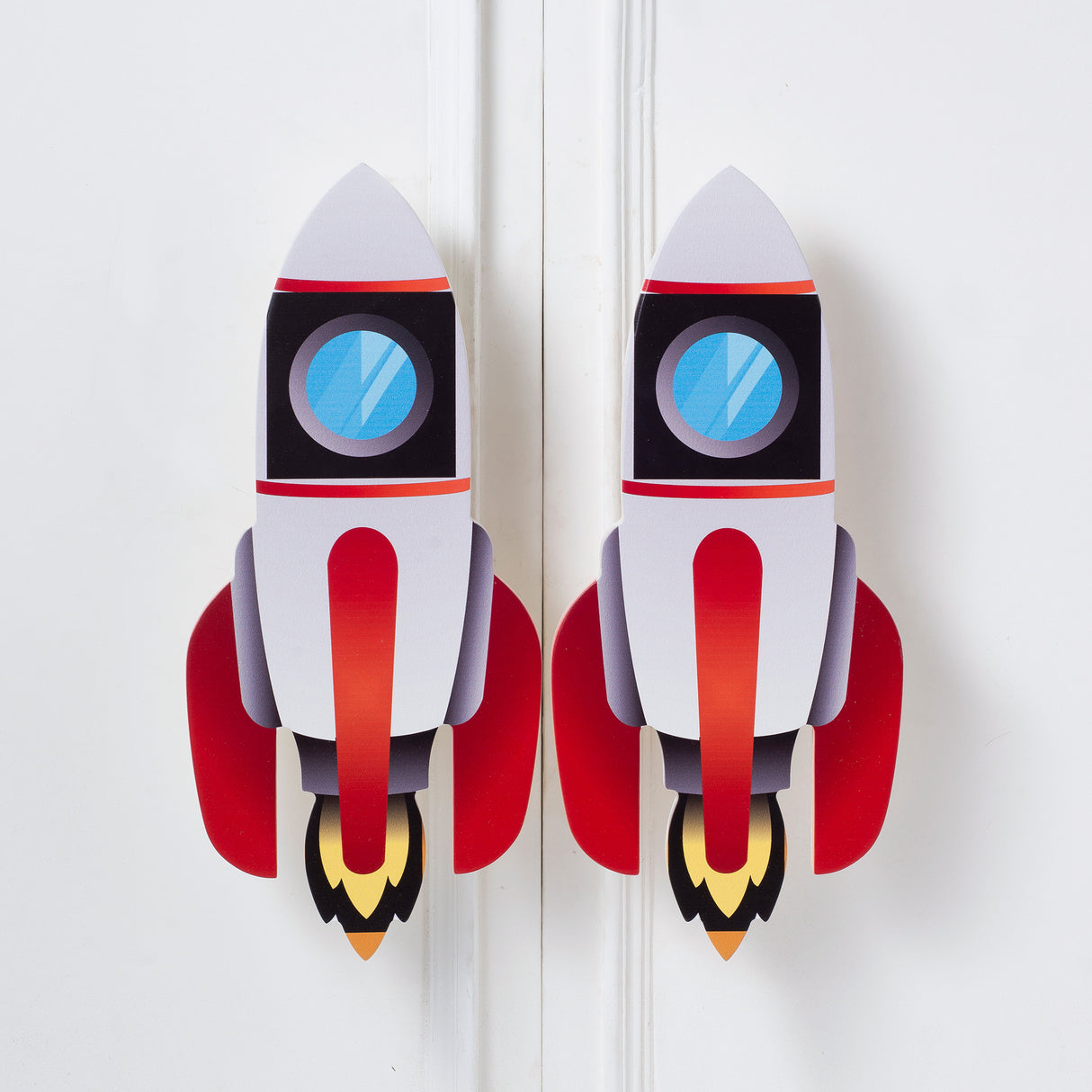 Rocket Wooden Cupboard Handle / Drawer – Handcrafted Kids Room Hardware | Pinch of Pretty
