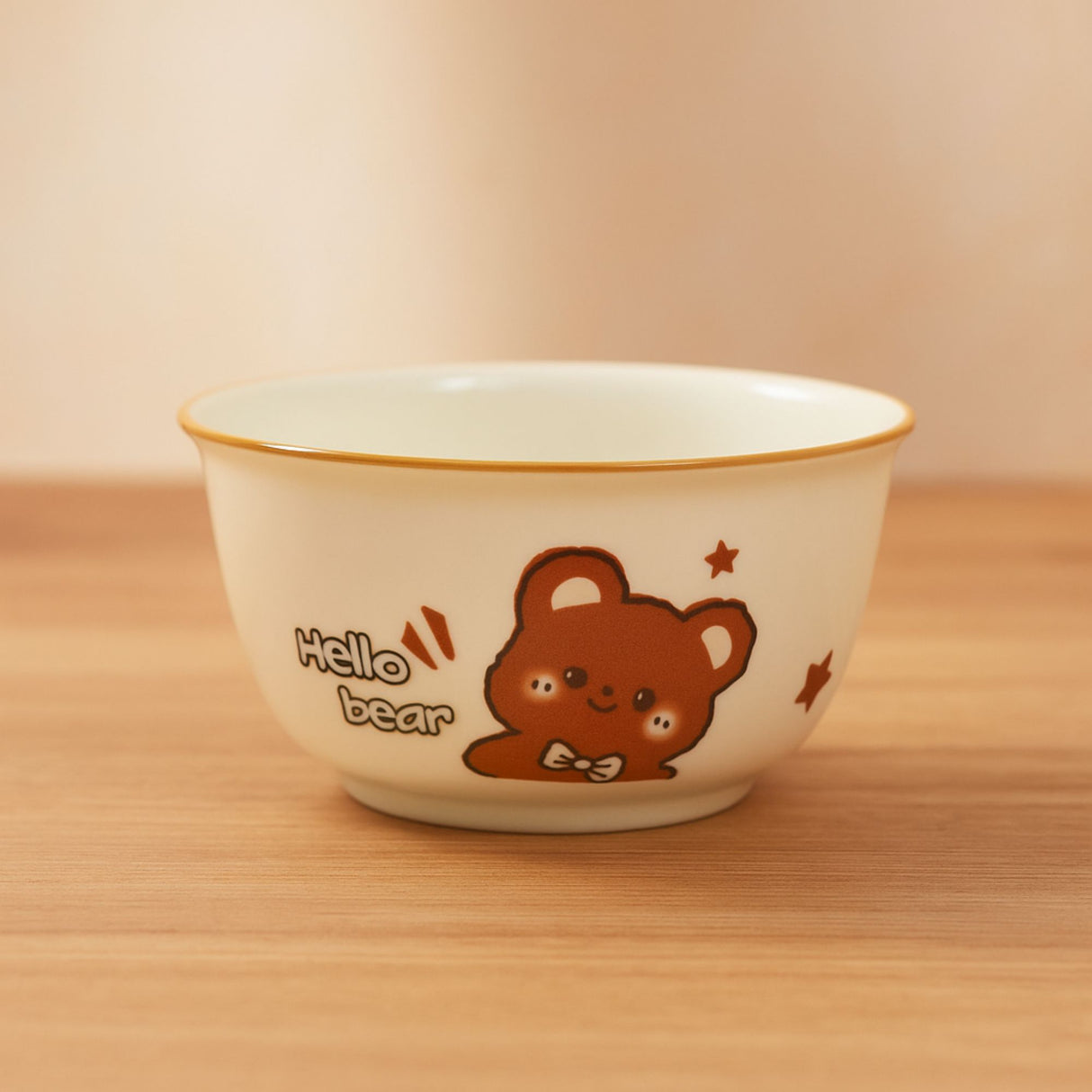 Set of 2 Bear Ceramic Snack Bowl / Dessert Dish – Handcrafted Lovely Kids Tableware | Pinch of Pretty