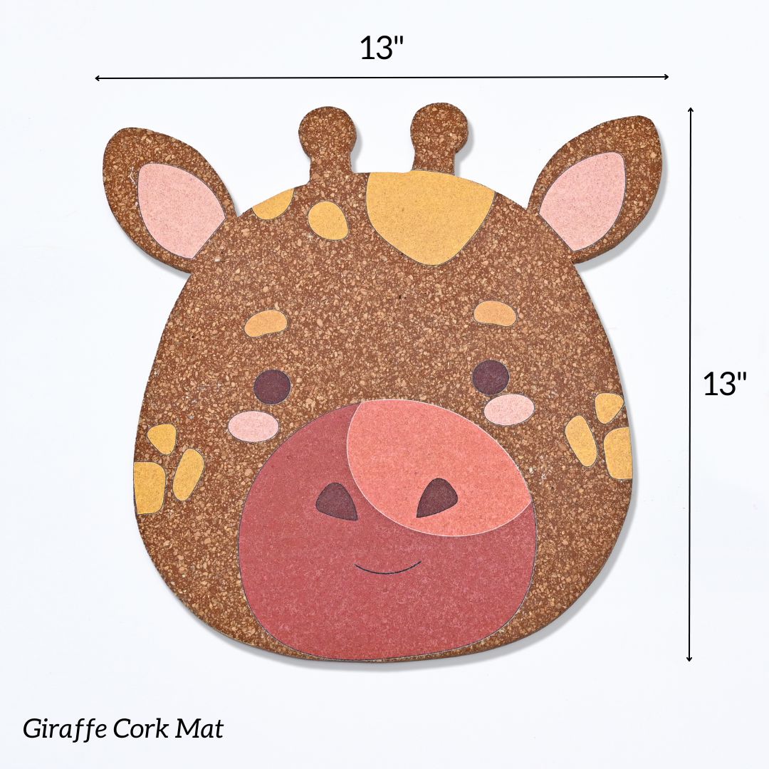 Giraffe COASTER & MAT SET