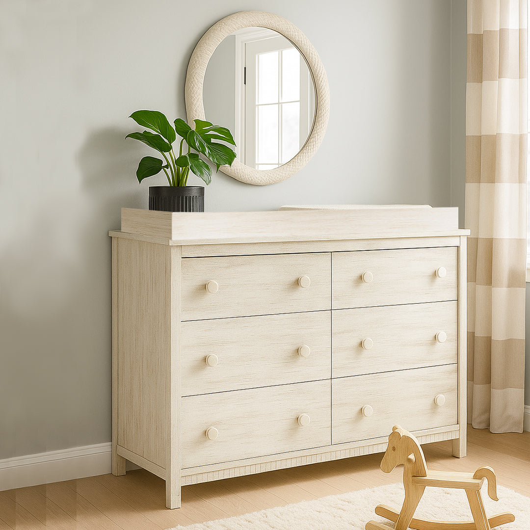 Classic 6-Drawer Dresser with Tray