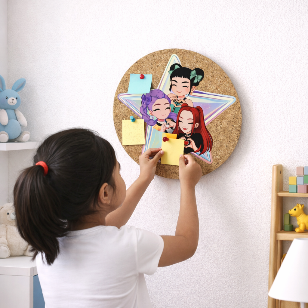 Best Friends Forever Star Cork Board