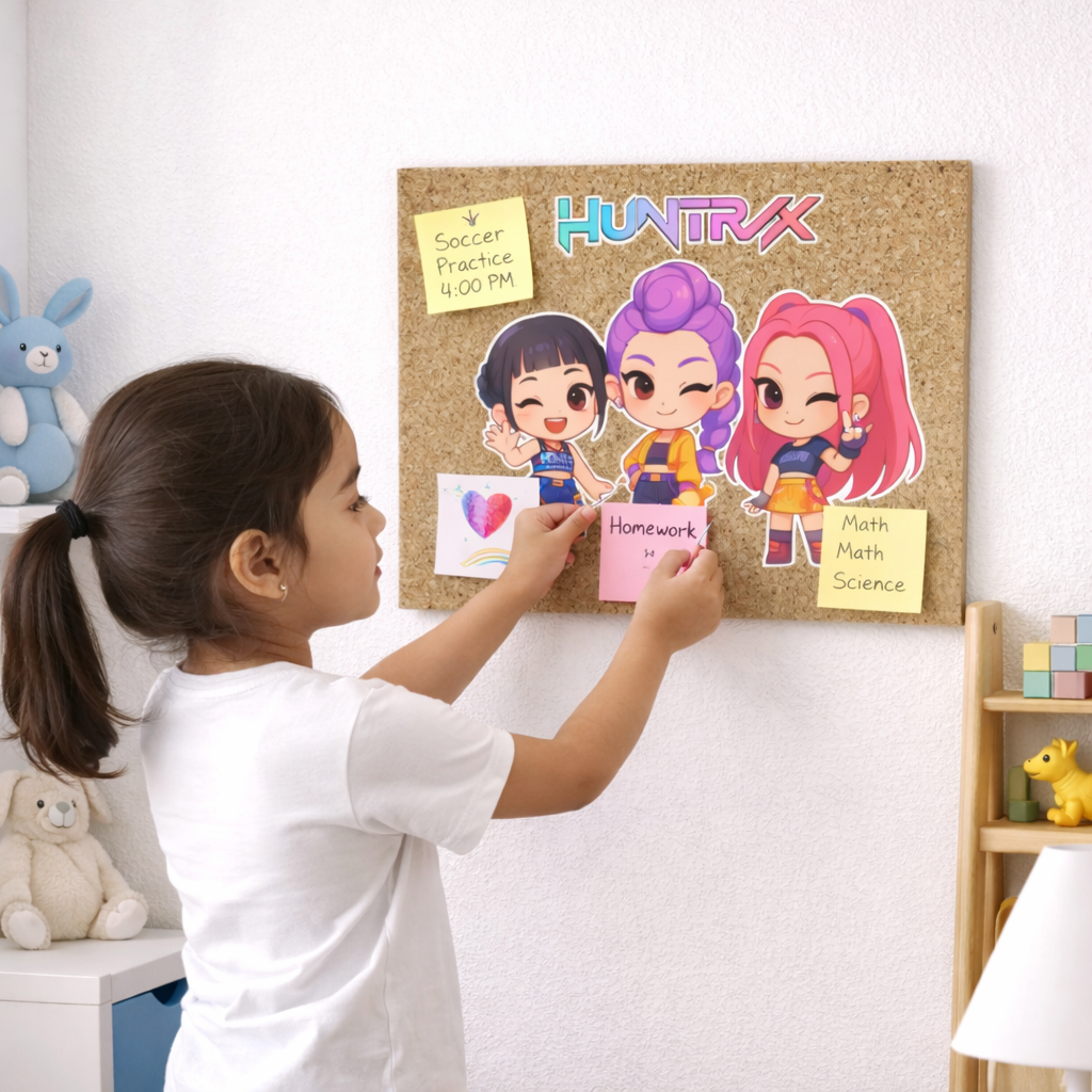 HUNTRX Chibi Cork Bulletin Board