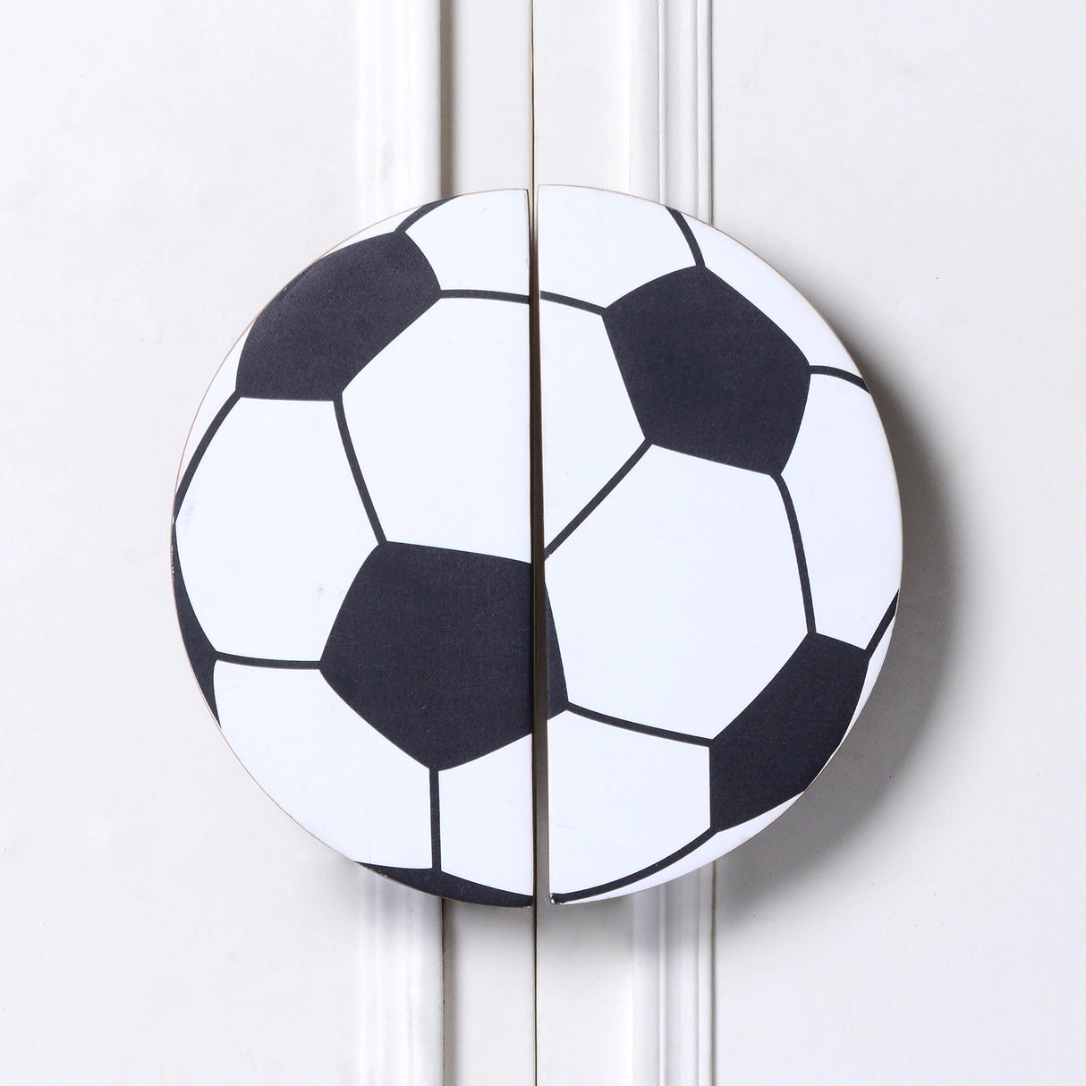 Football Wooden Cupboard Handle / Drawer – Handcrafted Kids Room Hardware | Pinch of Pretty