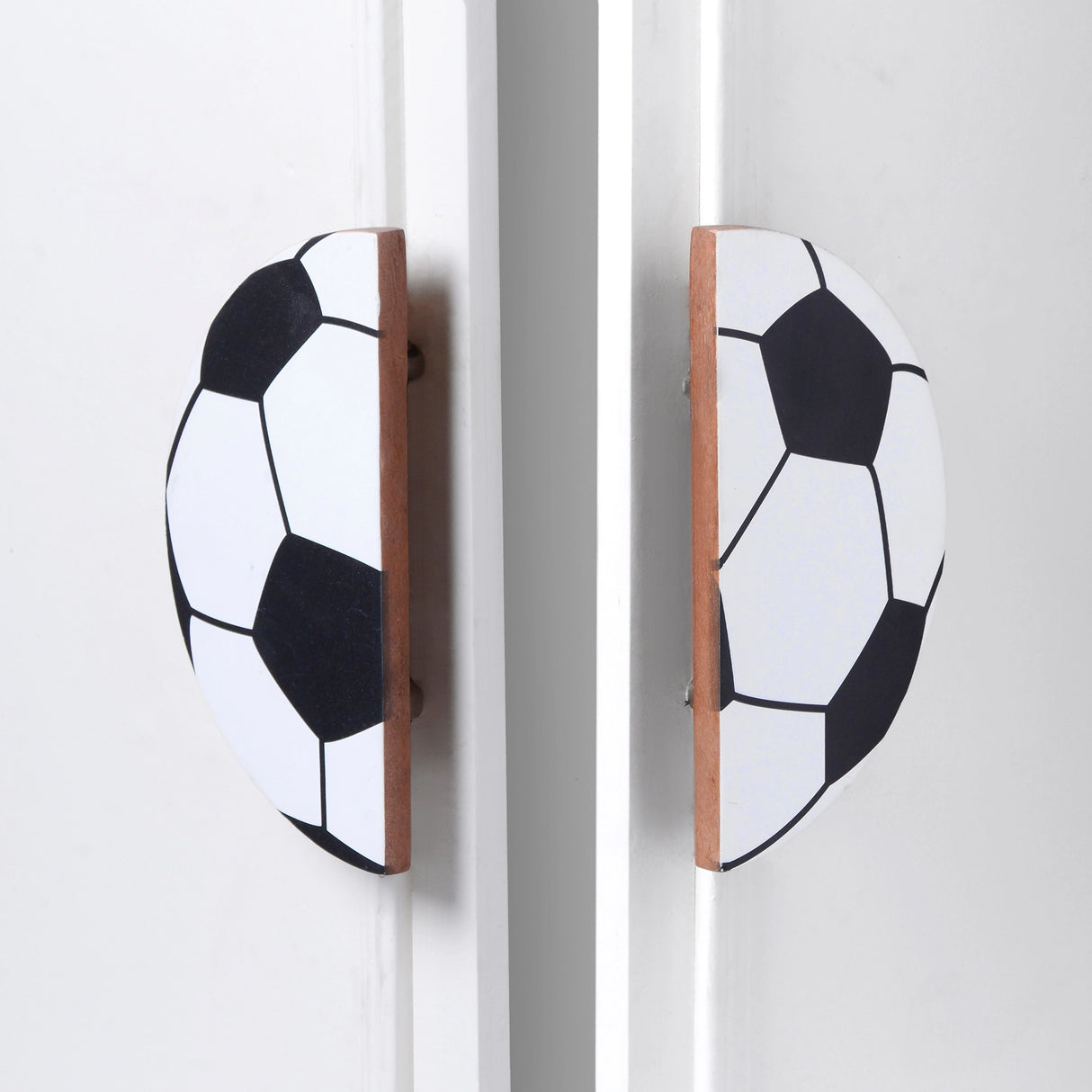Football Wooden Cupboard Handle / Drawer – Handcrafted Kids Room Hardware | Pinch of Pretty