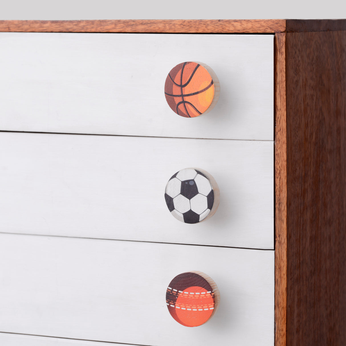 Football Pinewood / Drawer Knob – Handcrafted Kids Room Hardware | Pinch of Pretty