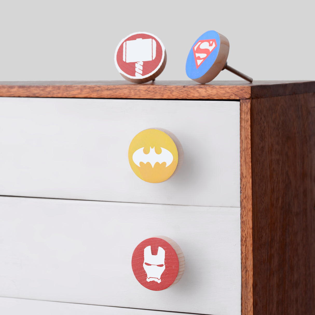 Thor Wooden / Drawer Knob – Handcrafted Kids Room Hardware | Pinch of Pretty
