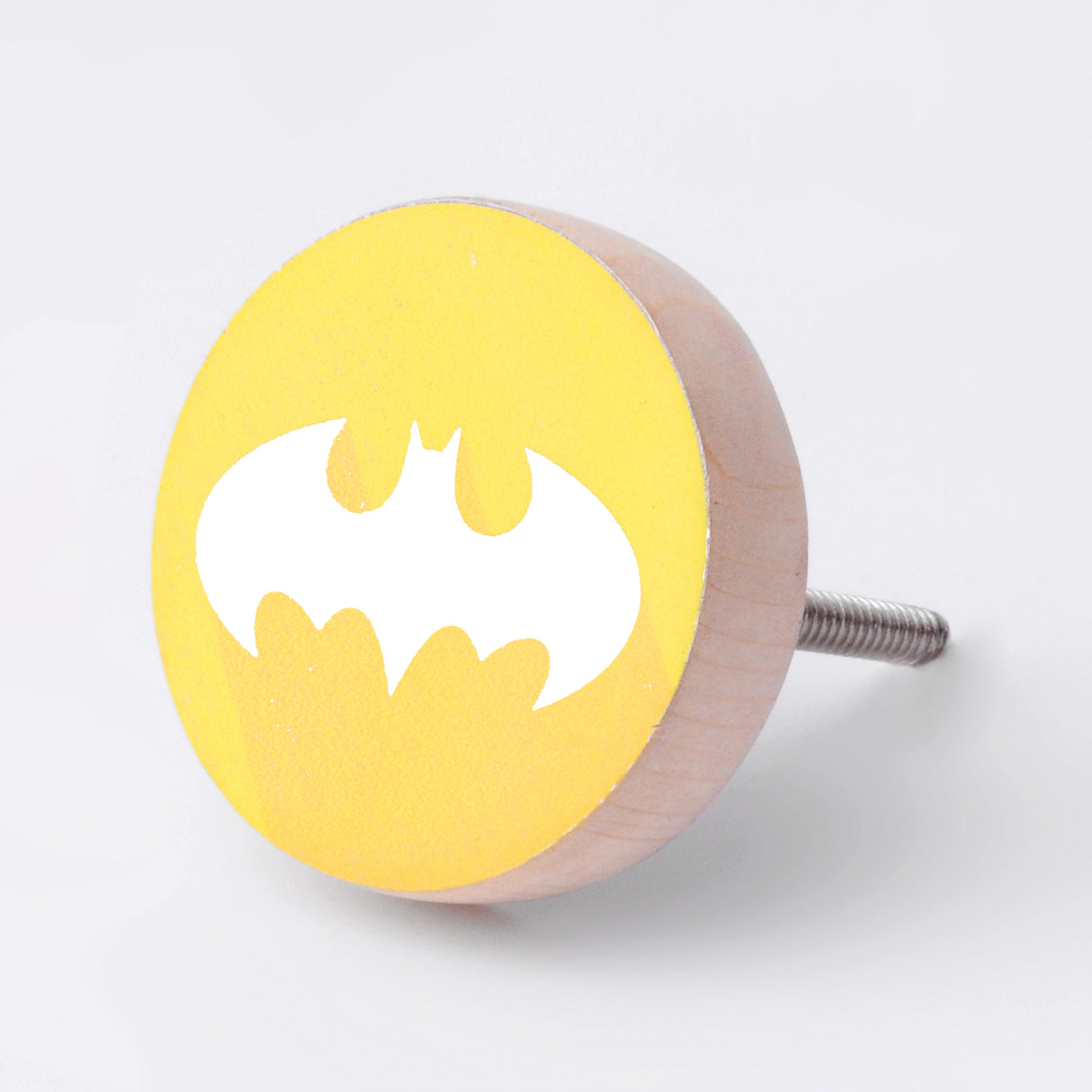 Batman Knob Wooden / Drawer Knob – Handcrafted Kids Room Hardware | Pinch of Pretty