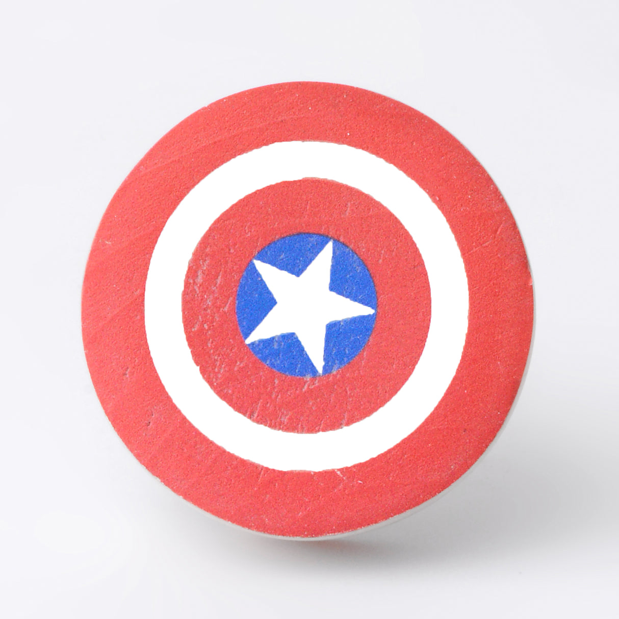 Captain America Wooden / Drawer Knob – Handcrafted Kids Room Hardware | Pinch of Pretty