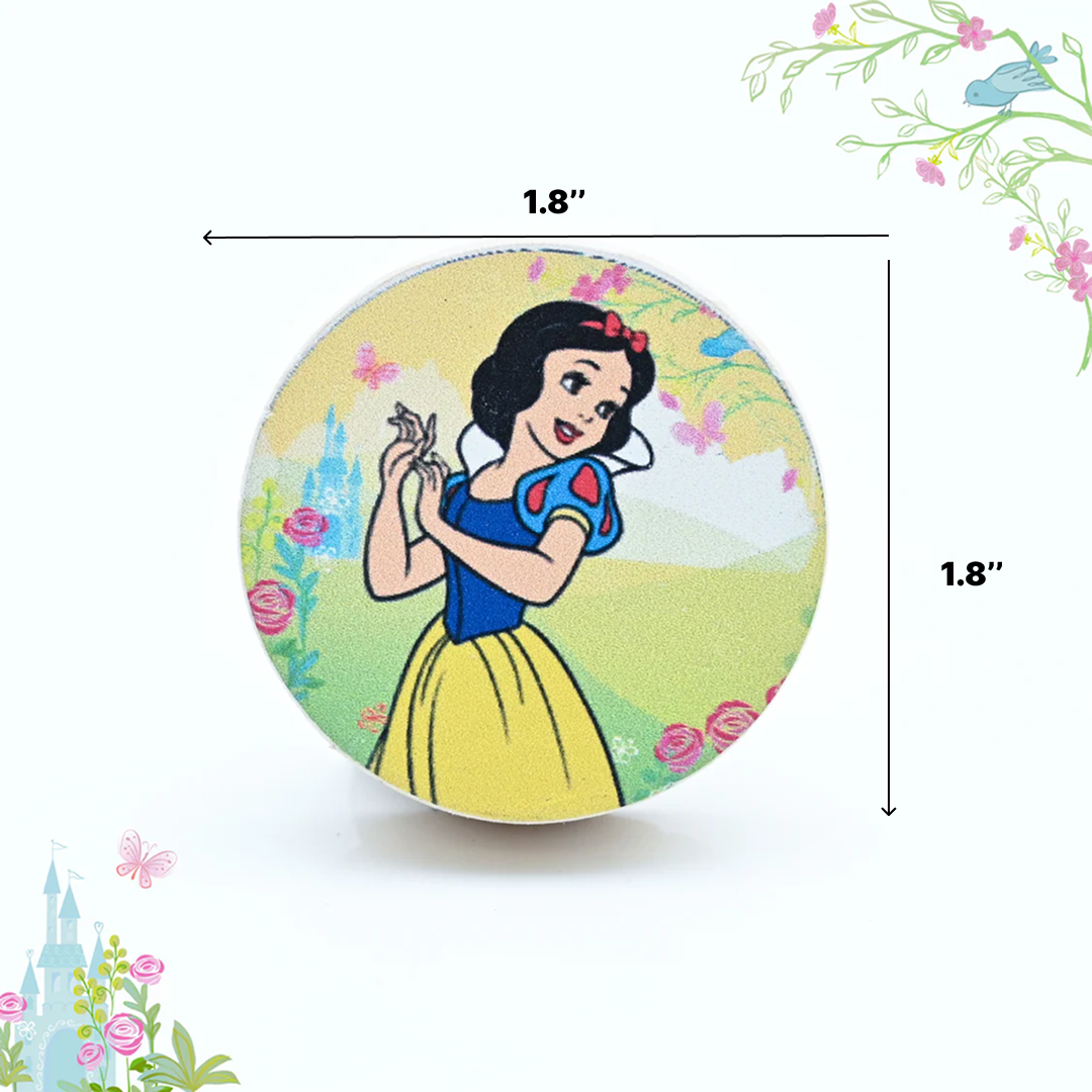 Snow White Themed Drawer Wooden / Drawer Knob– Handcrafted Kids Room Hardware | Pinch of Pretty