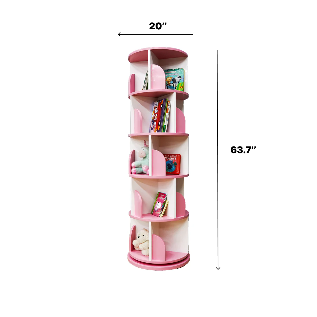 Pink Rotating Shelf