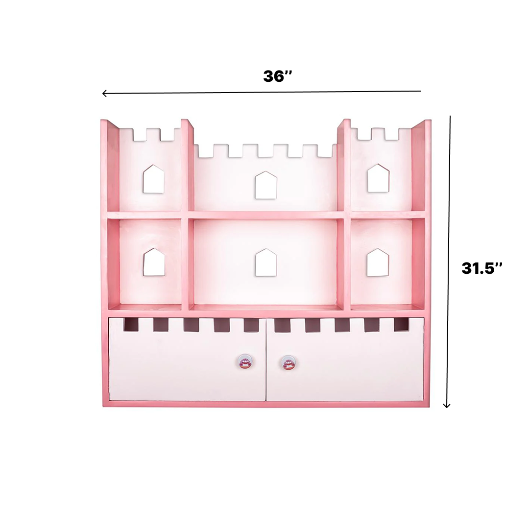 Premium Princess Castle Shelf for Kids Room