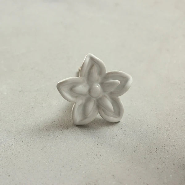 Special Combo Offer: Pack of 4 Cherry Blossom Flower Ceramic Knobs at the Price of 3