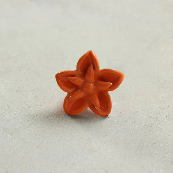 Special Combo Offer: Pack of 4 Cherry Blossom Flower Ceramic Knobs at the Price of 3