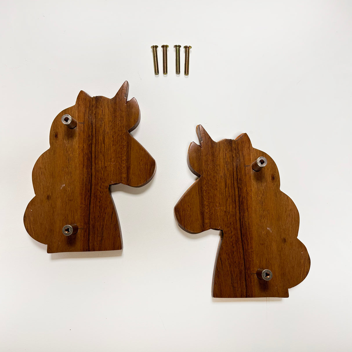 Pink Unicorn Laminated Wooden Cupboard / Drawer Handles for Kids