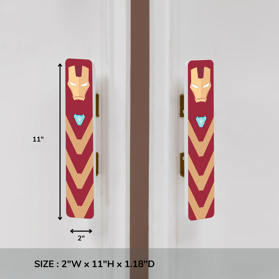 Ironman Wooden Cupboard Handle / Drawer – Handcrafted Kids Room Hardware | Pinch of Pretty