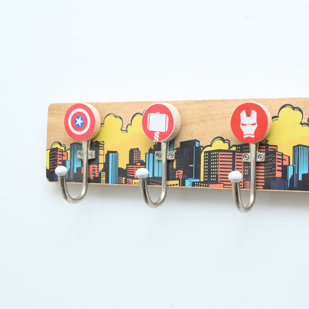 Superhero City Wall Hook