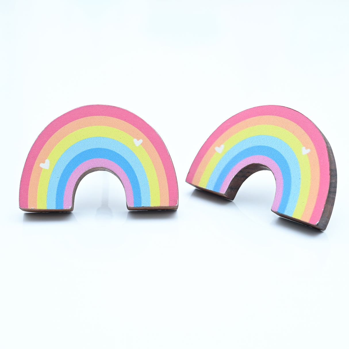 Rainbow Acacia Wooden /Drawer Knob– Handcrafted Kids Room Hardware | Pinch of Pretty