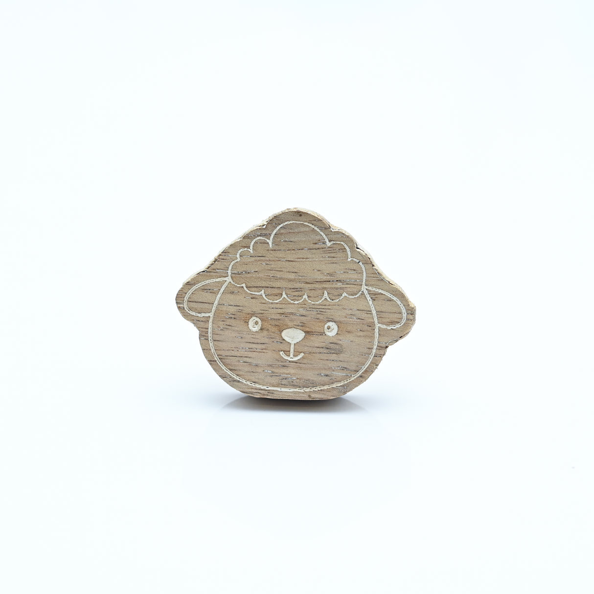 Sheep Mango-Shaped Wooden / Drawer Knob– Handcrafted Kids Room Hardware | Pinch of Pretty