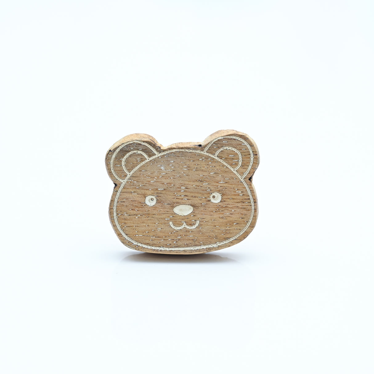 Bear Mango Wooden / Drawer Knob– Handcrafted Kids Room Hardware | Pinch of Pretty