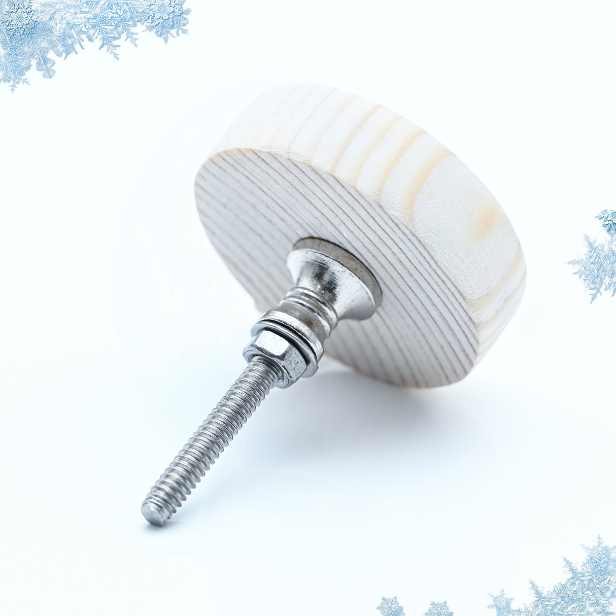 Anna and Elsa Frozen Themed Wooden / Drawer Knob– Handcrafted Kids Room Hardware | Pinch of Pretty