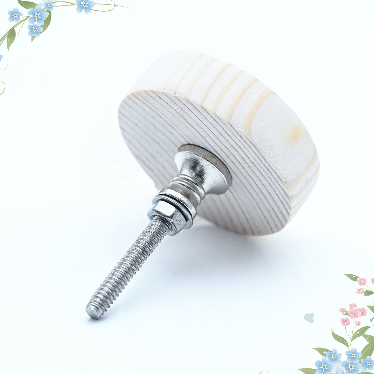 Cinderella Sitting Themed Drawer Wooden Knob / Drawer Knob– Handcrafted Kids Room Hardware | Pinch of Pretty