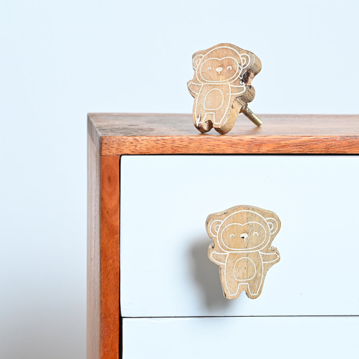 Hippo Mango Wooden / Drawer Knob– Handcrafted Kids Room Hardware | Pinch of Pretty