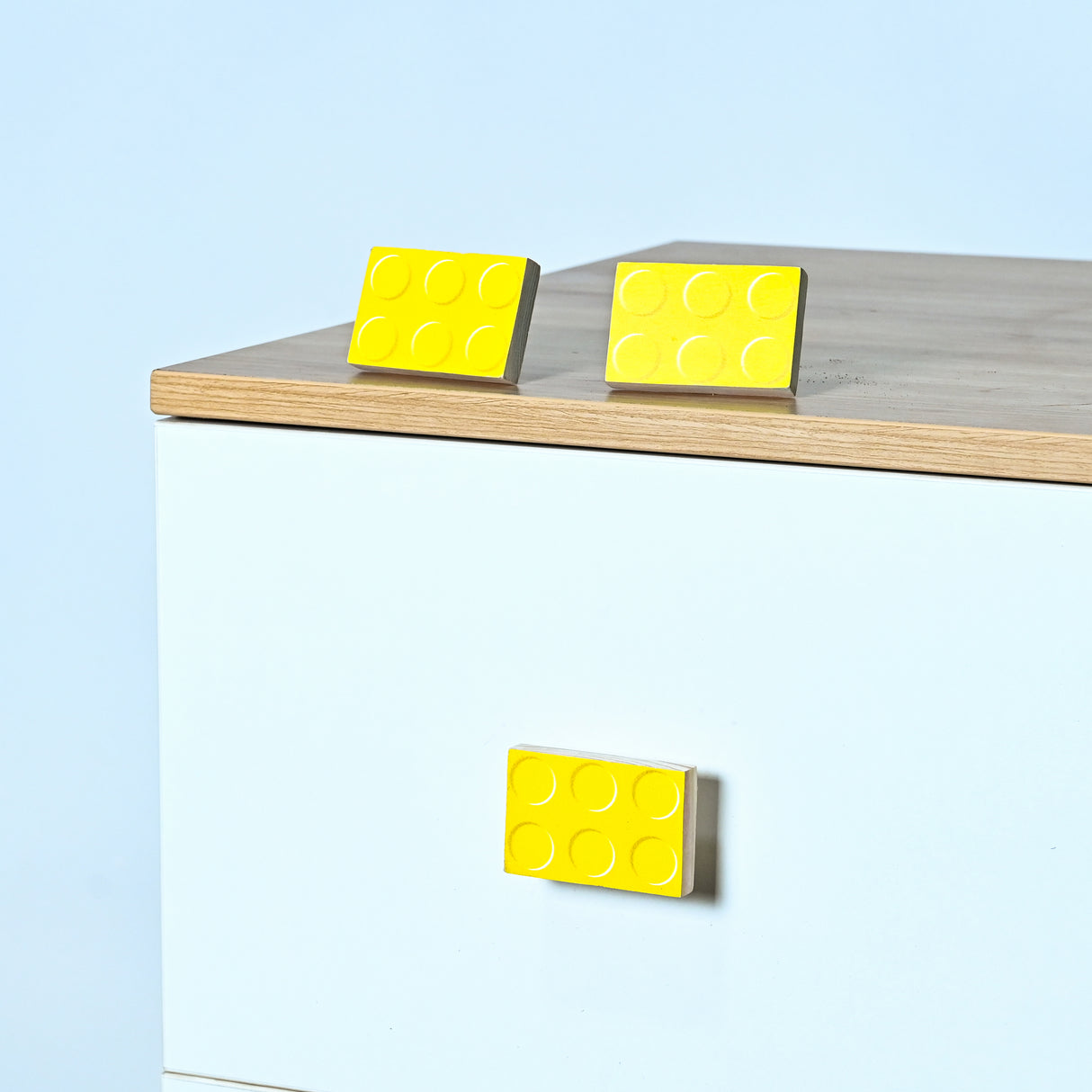 LEGO-Inspired Wooden/ Drawer Knob– Handcrafted Kids Room Hardware | Pinch of Pretty