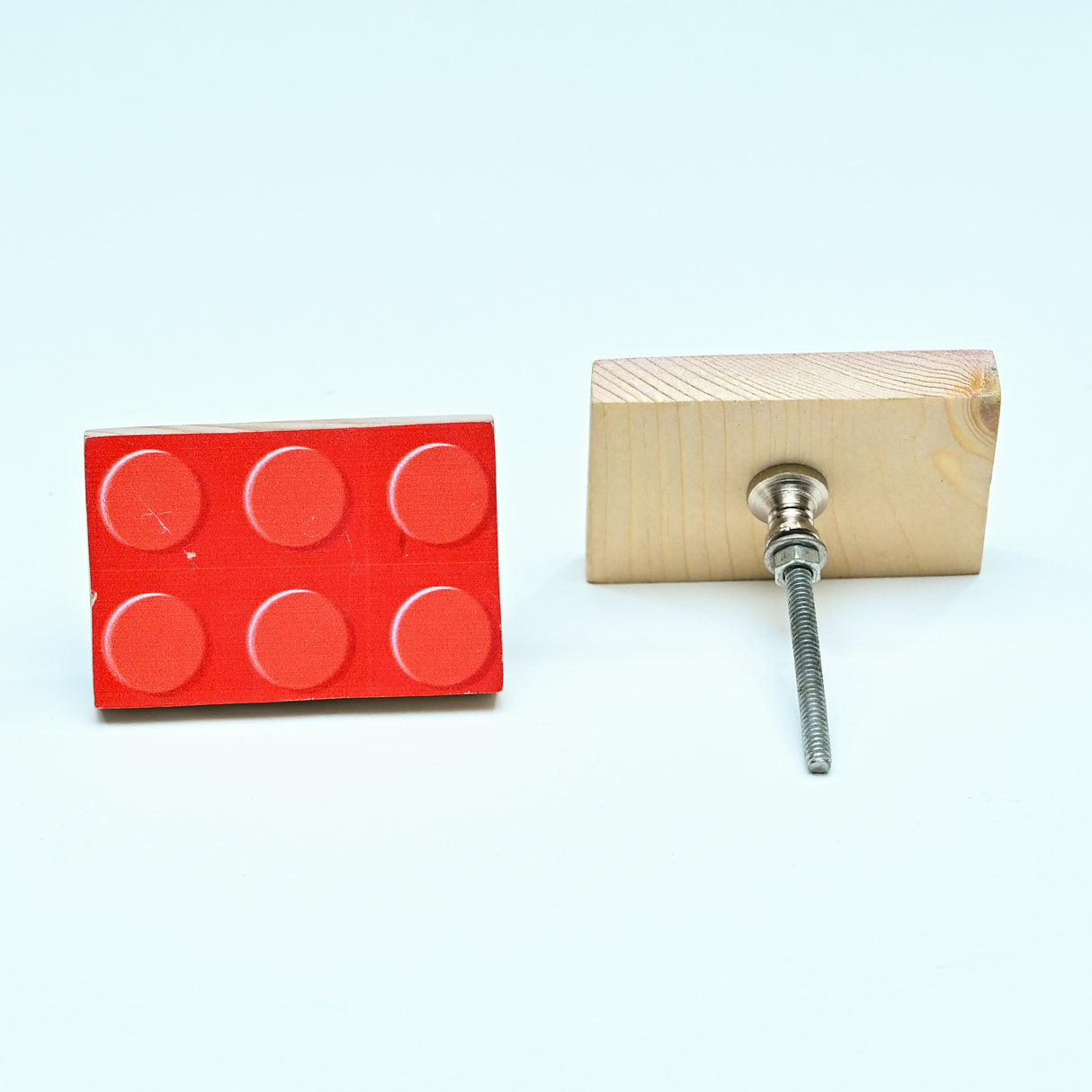 LEGO-Inspired Wooden/ Drawer Knob– Handcrafted Kids Room Hardware | Pinch of Pretty
