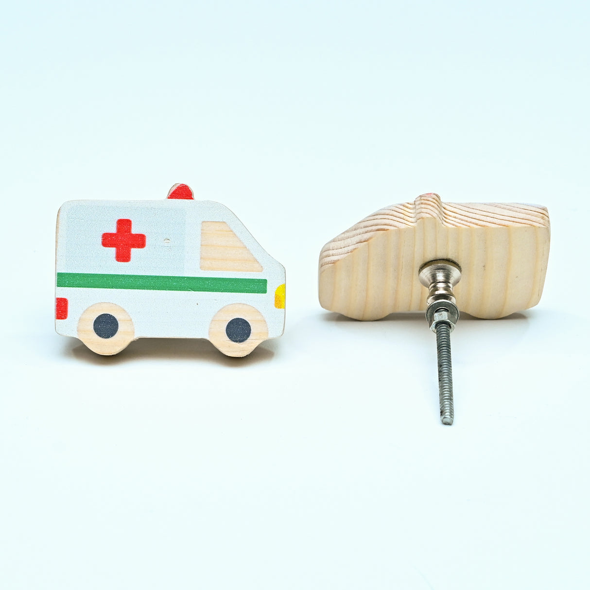 Ambulance Wooden / Drawer Knob– Handcrafted Kids Room Hardware | Pinch of Pretty