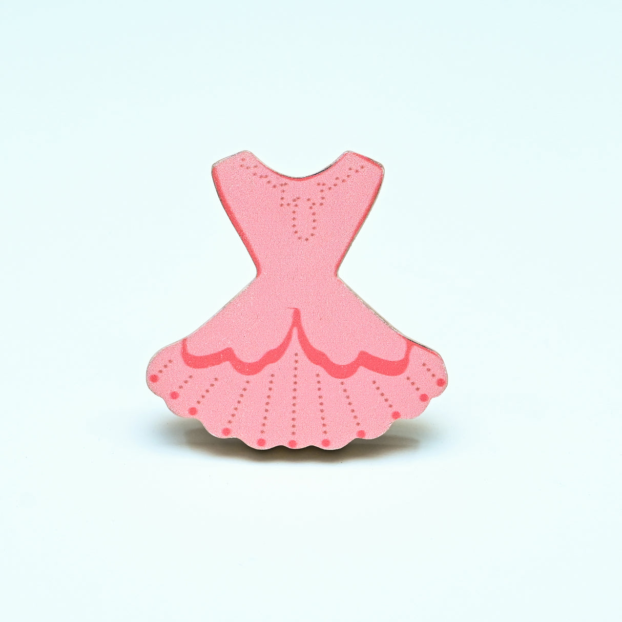 Pink Dress Wooden / Drawer Knob– Handcrafted Kids Room Hardware | Pinch of Pretty