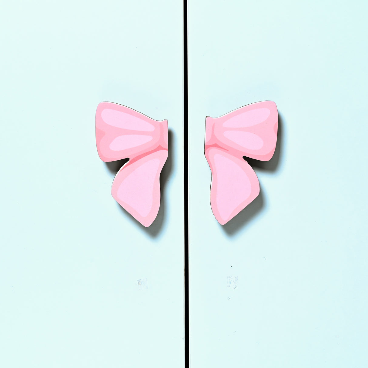 Pink Bow Wooden Cupboard Handle / Drawer – Handcrafted Kids Room Hardware | Pinch of Pretty
