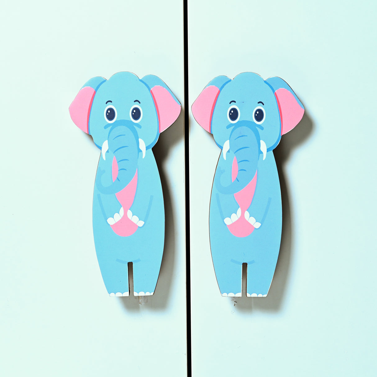 Blue Elephant Wooden Cupboard Handle / Drawer – Handcrafted Kids Room Hardware | Pinch of Pretty
