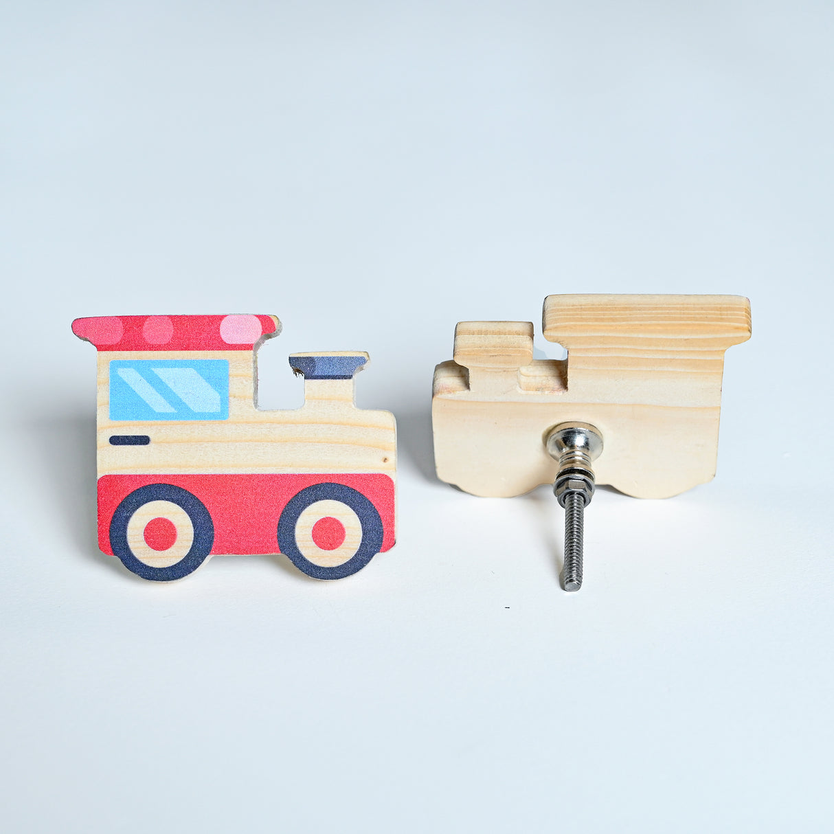 Train Wooden / Drawer Knob – Handcrafted Kids Room Hardware | Pinch of Pretty